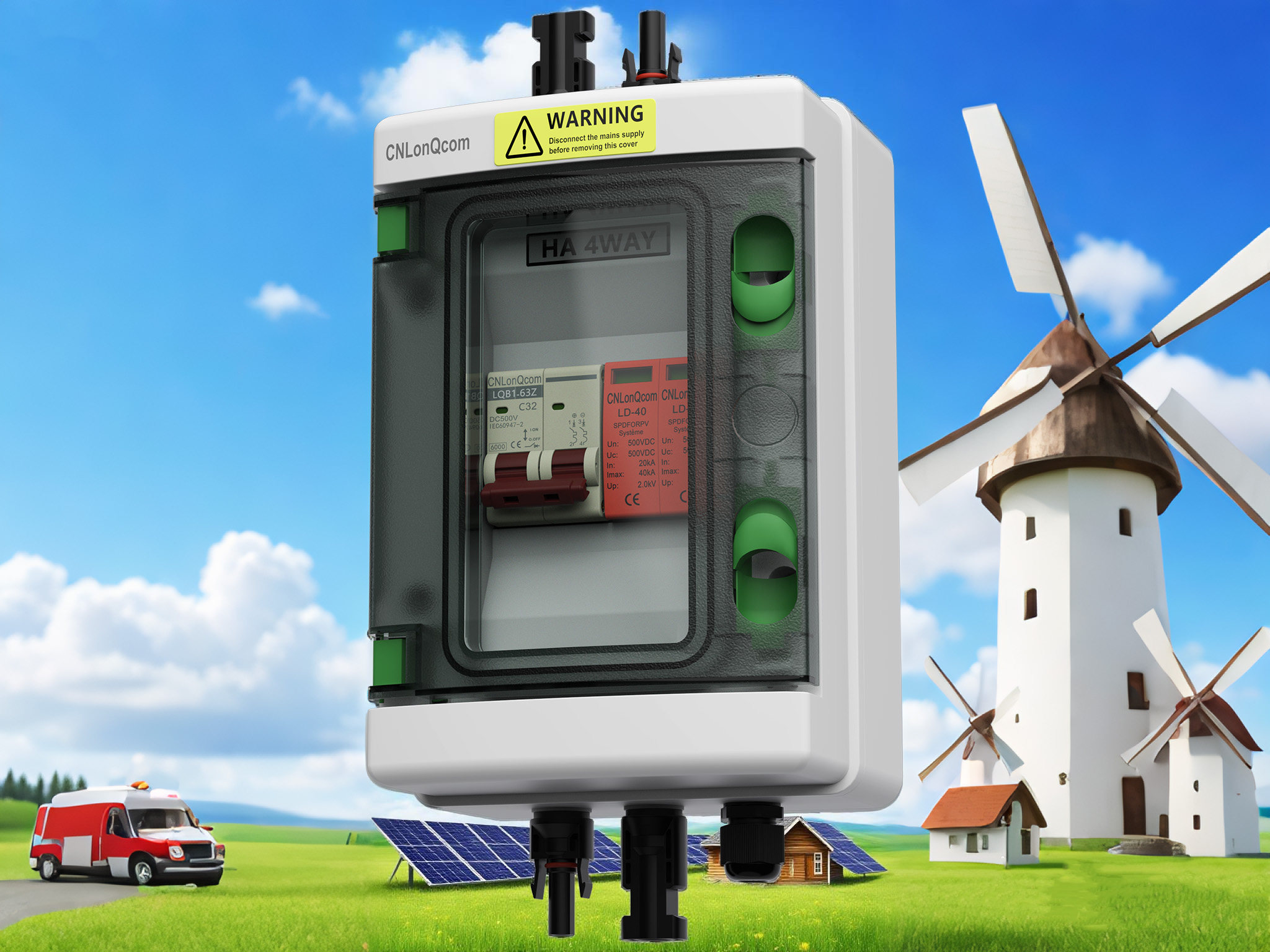 Circuit breakers and surge protectors: The safety guardians of photovoltaic systems