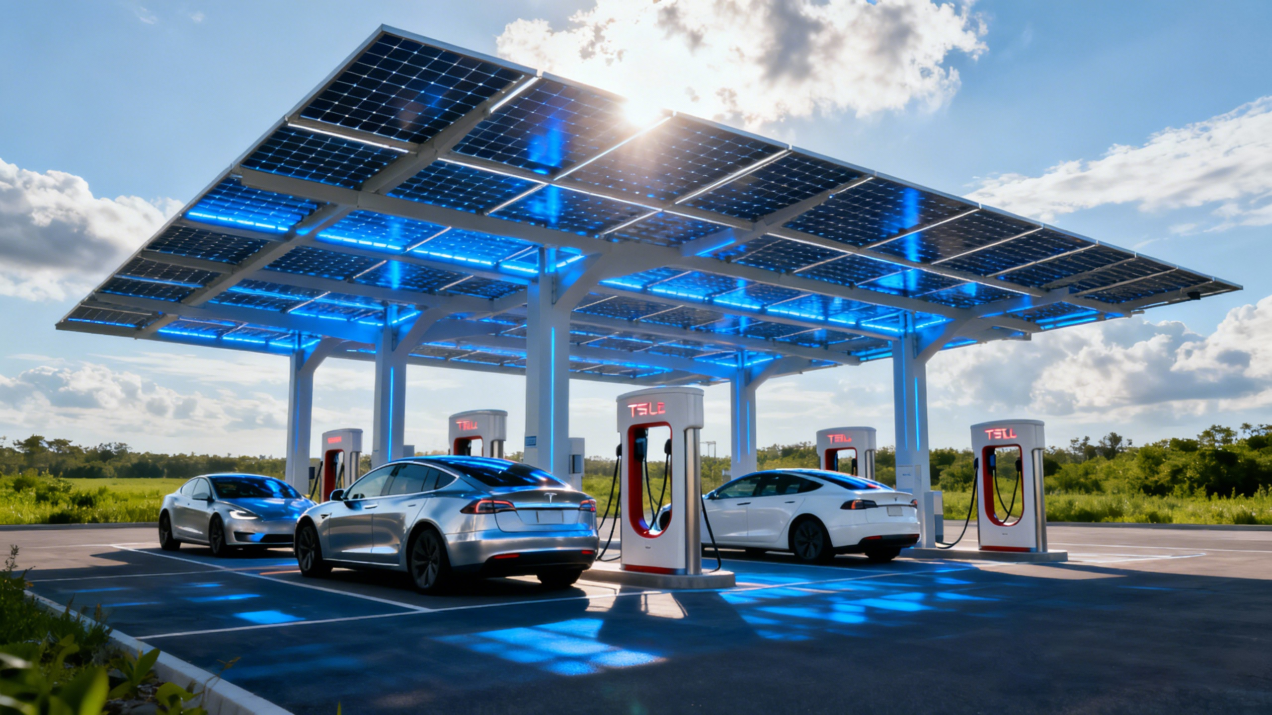 From Off-Grid Operation to Ecological Closed Loop: Tesla's Solar Supercharger Station Reshapes the New Paradigm of Energy-Transportation Integration