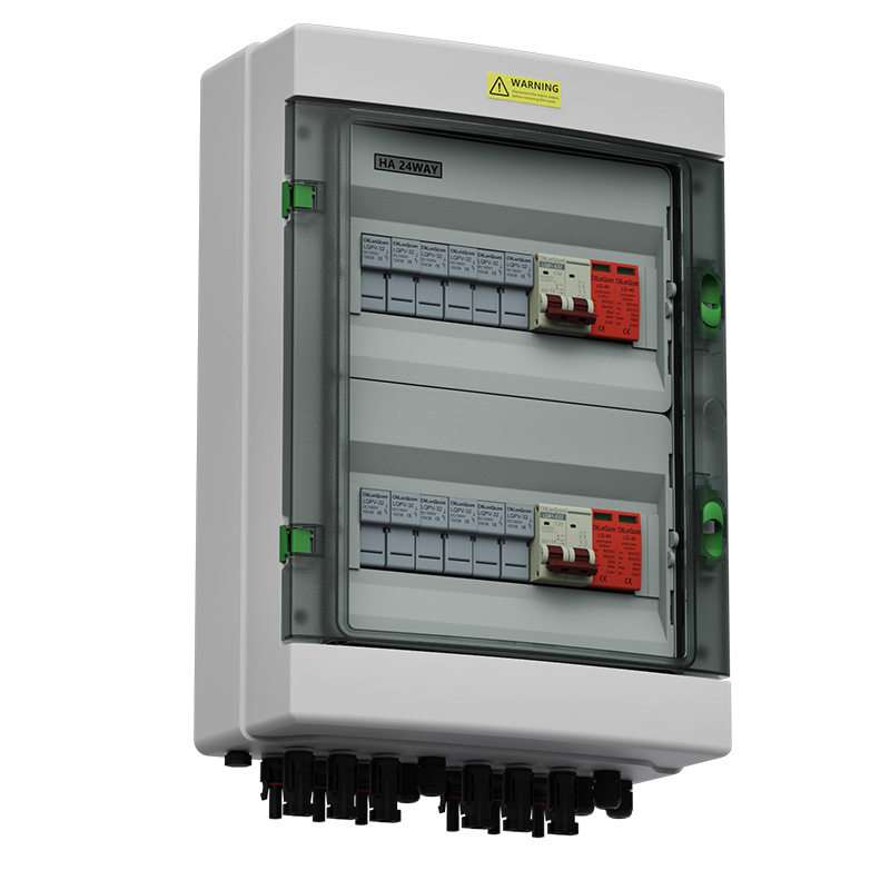 PV Combiner Box 6 in 2 out DC500V